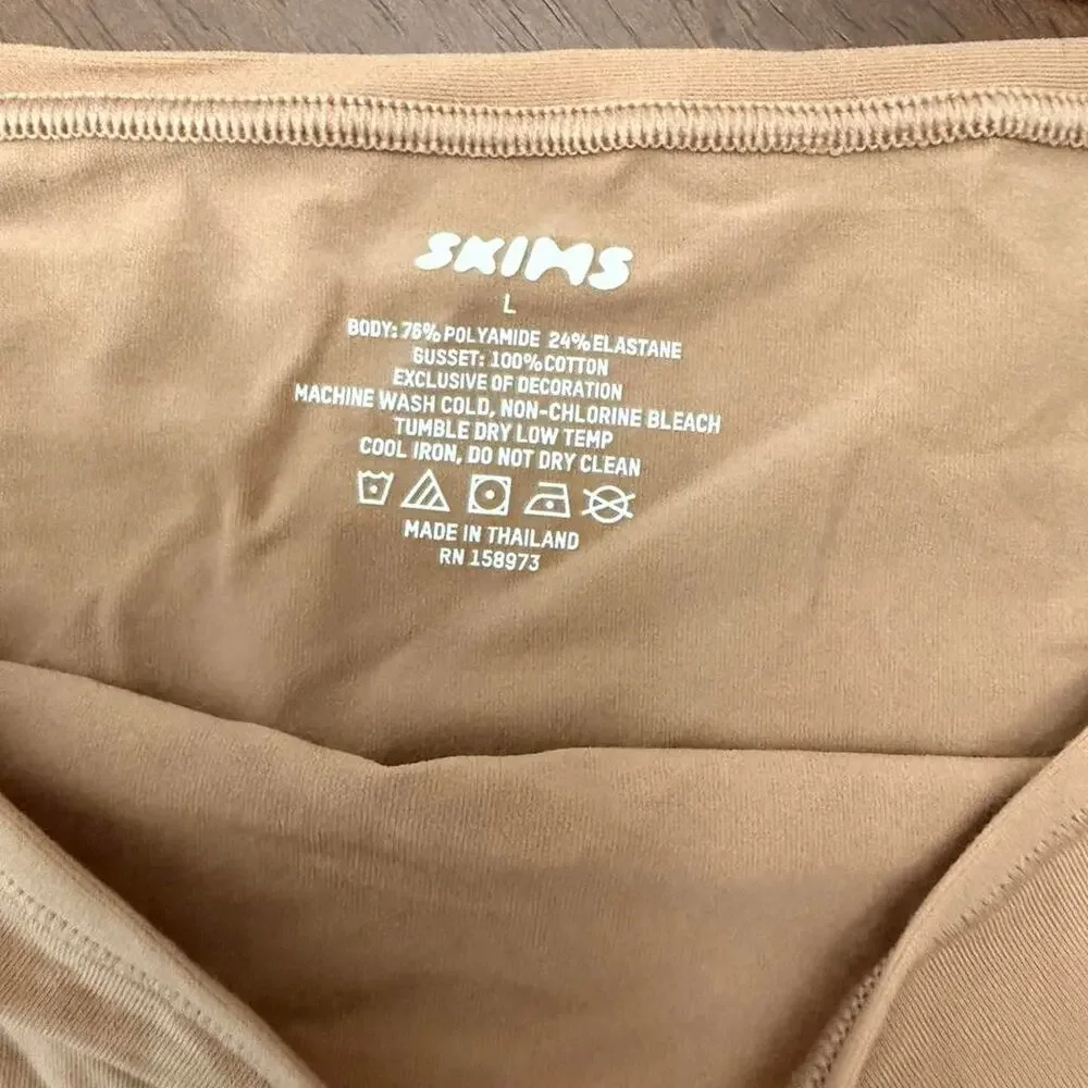 SKIMS tan bikini